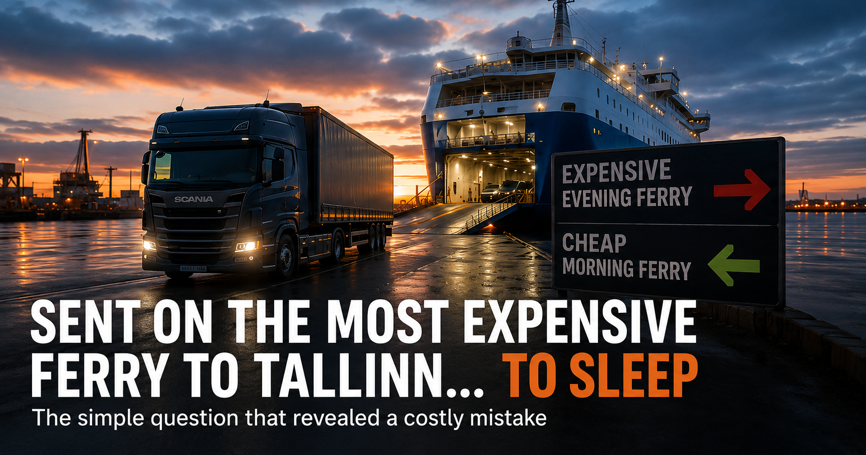 Taking the Most Expensive Ferry to Tallinn — Just to Sleep