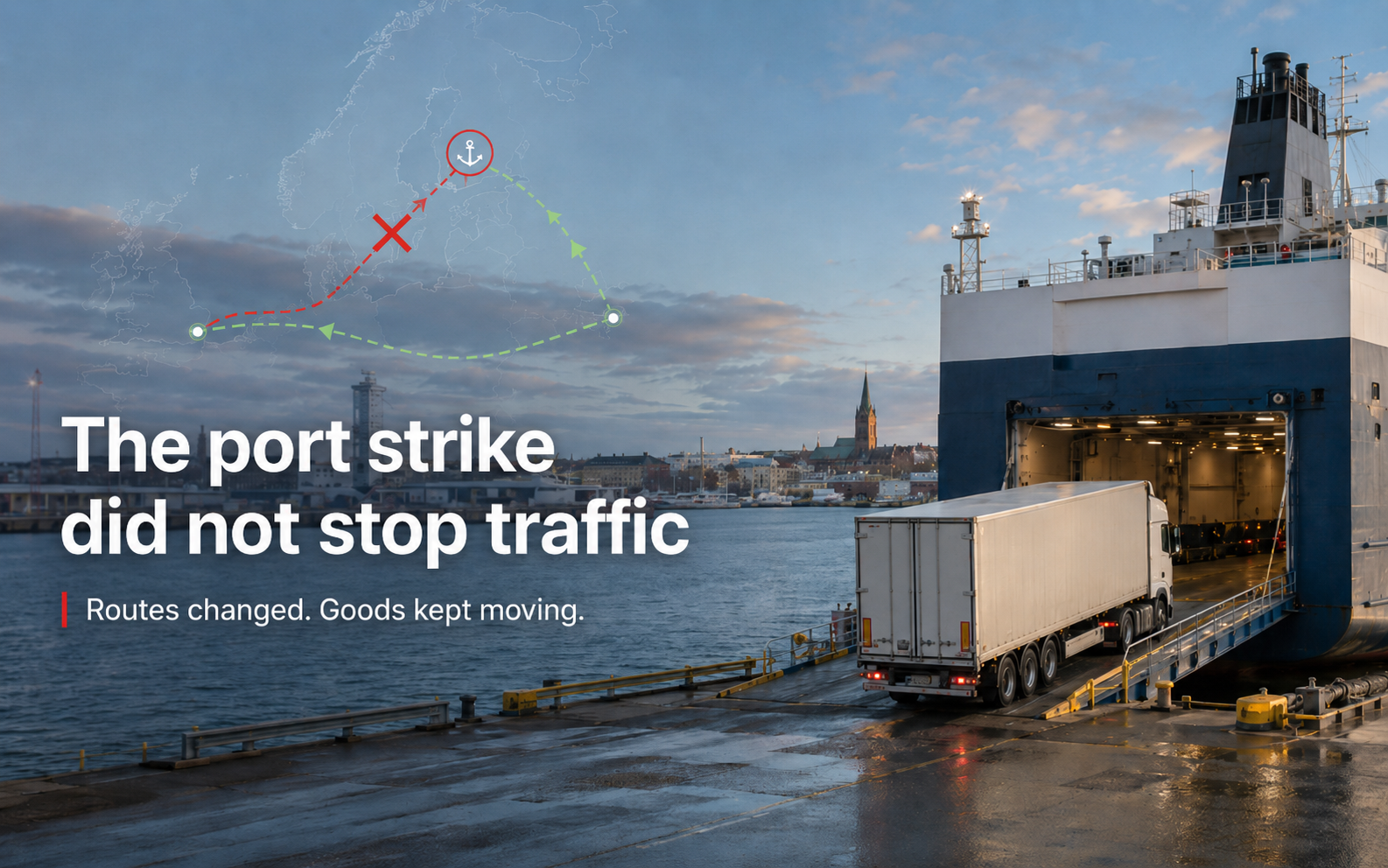 Behind the scenes of freight forwarding – the port strike brought Finland to a halt. Or did it?